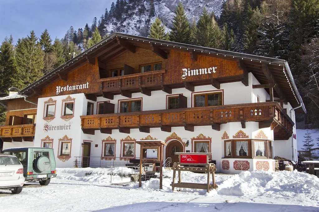 Baerenwirt Apartman Mittenwald Homestay szállás
